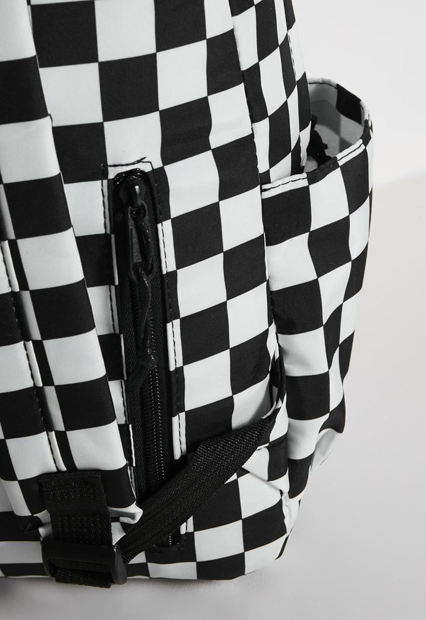 Pop Candy - Checkerboard backpack - black & white