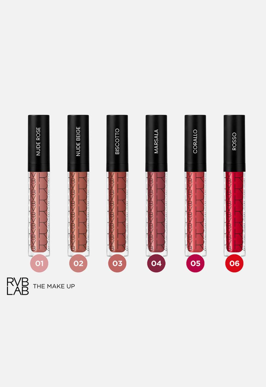 RVB Lab - Long Last Liquid Matt Lipstick 02 - Nude Beige