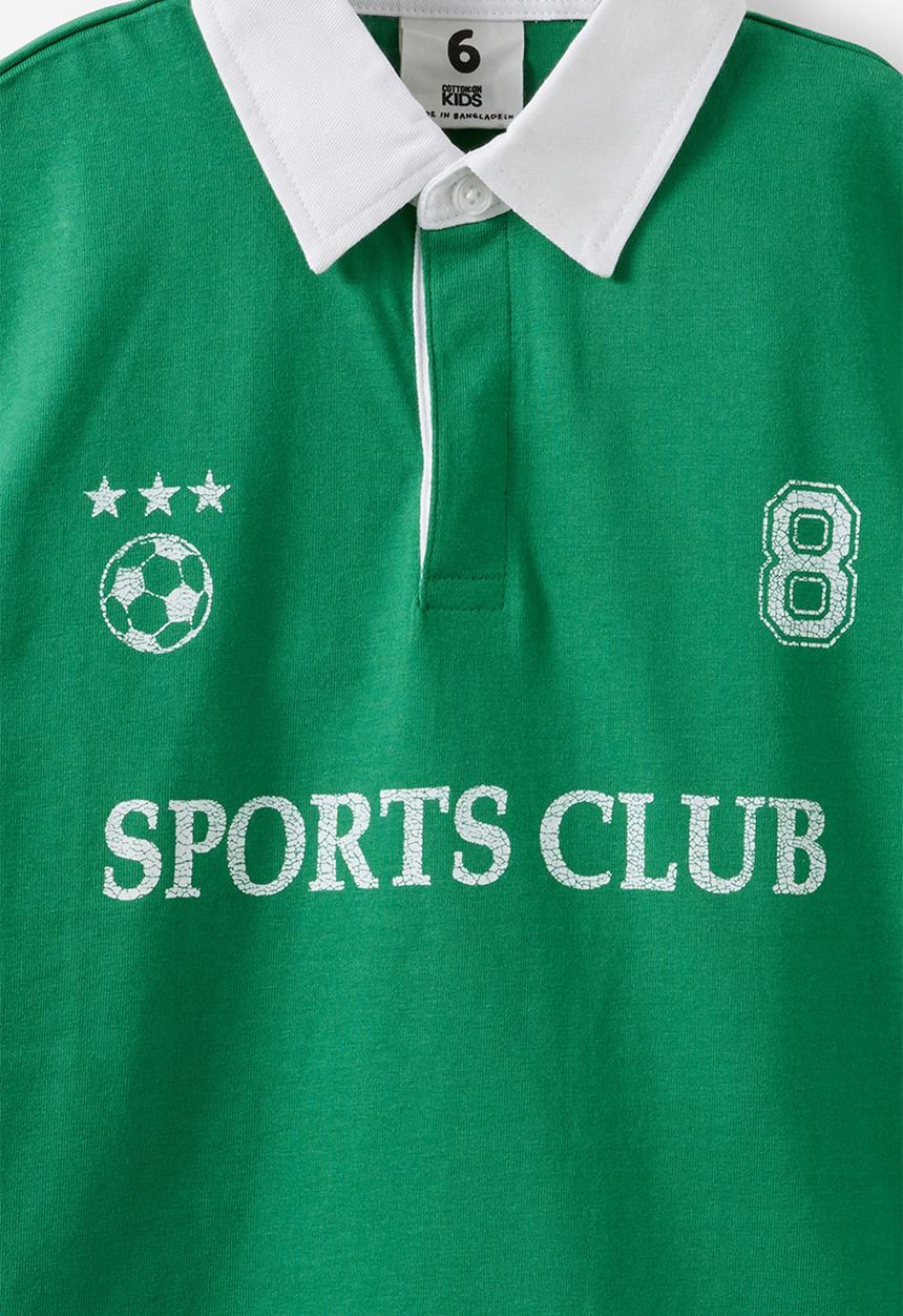 Cotton On - Sports Polo -  Deep Mint/Vanilla 8