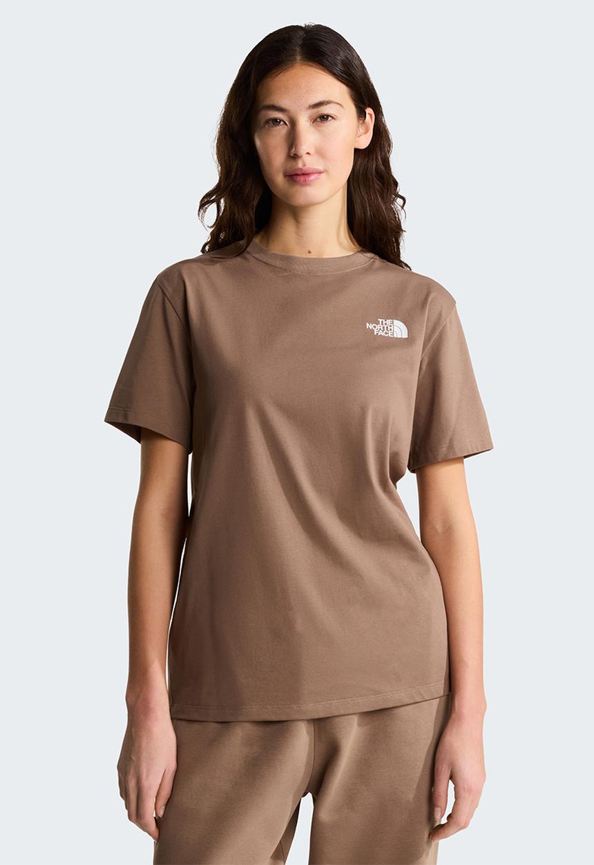 The North Face - W Evolution Box Nse Relaxed Short Sleeve Tee - Garnet