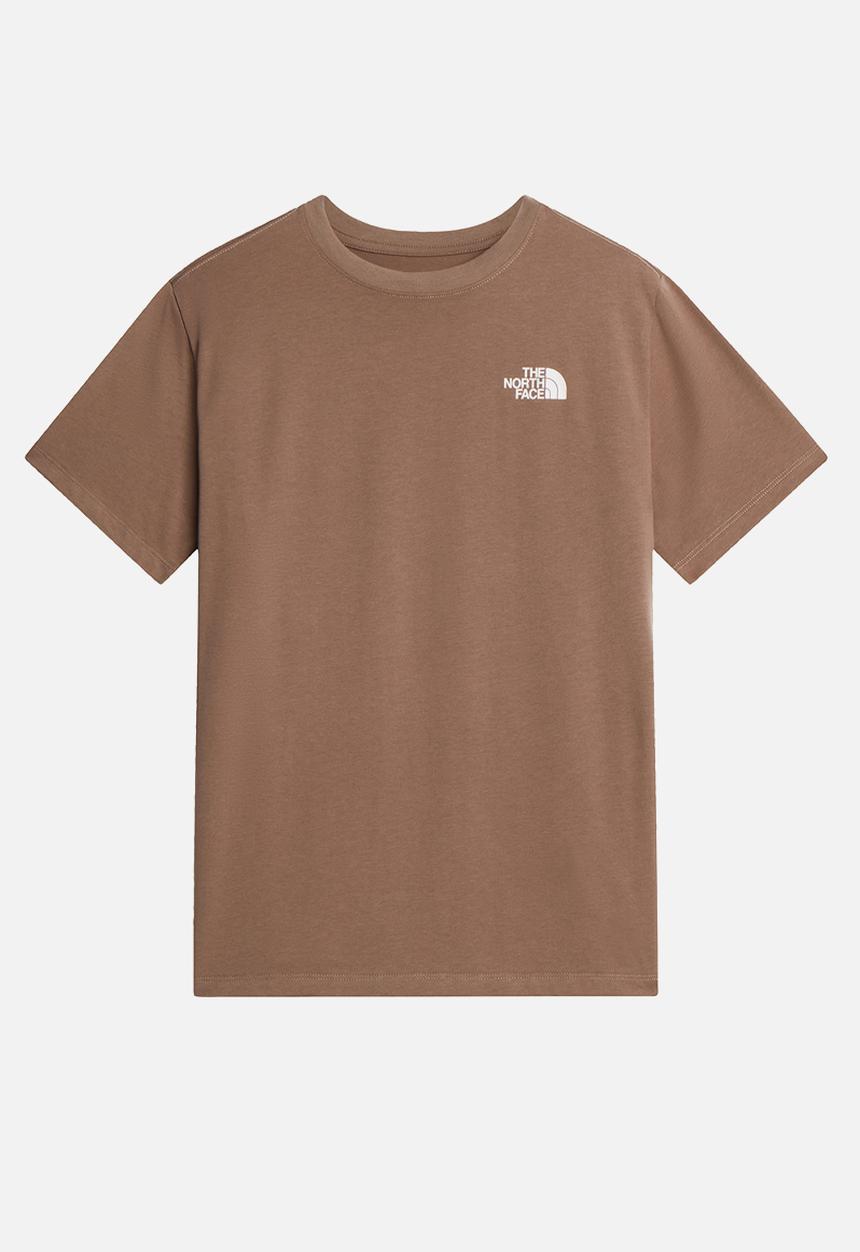 The North Face - W Evolution Box Nse Relaxed Short Sleeve Tee - Garnet