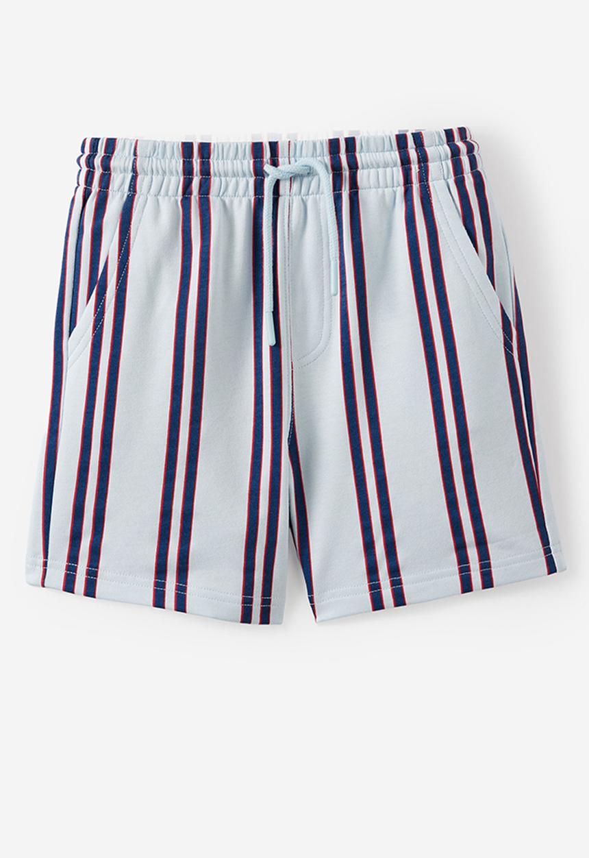Cotton On - Essentials Short - Ice Blue / Denim Navy/ Varsity Red