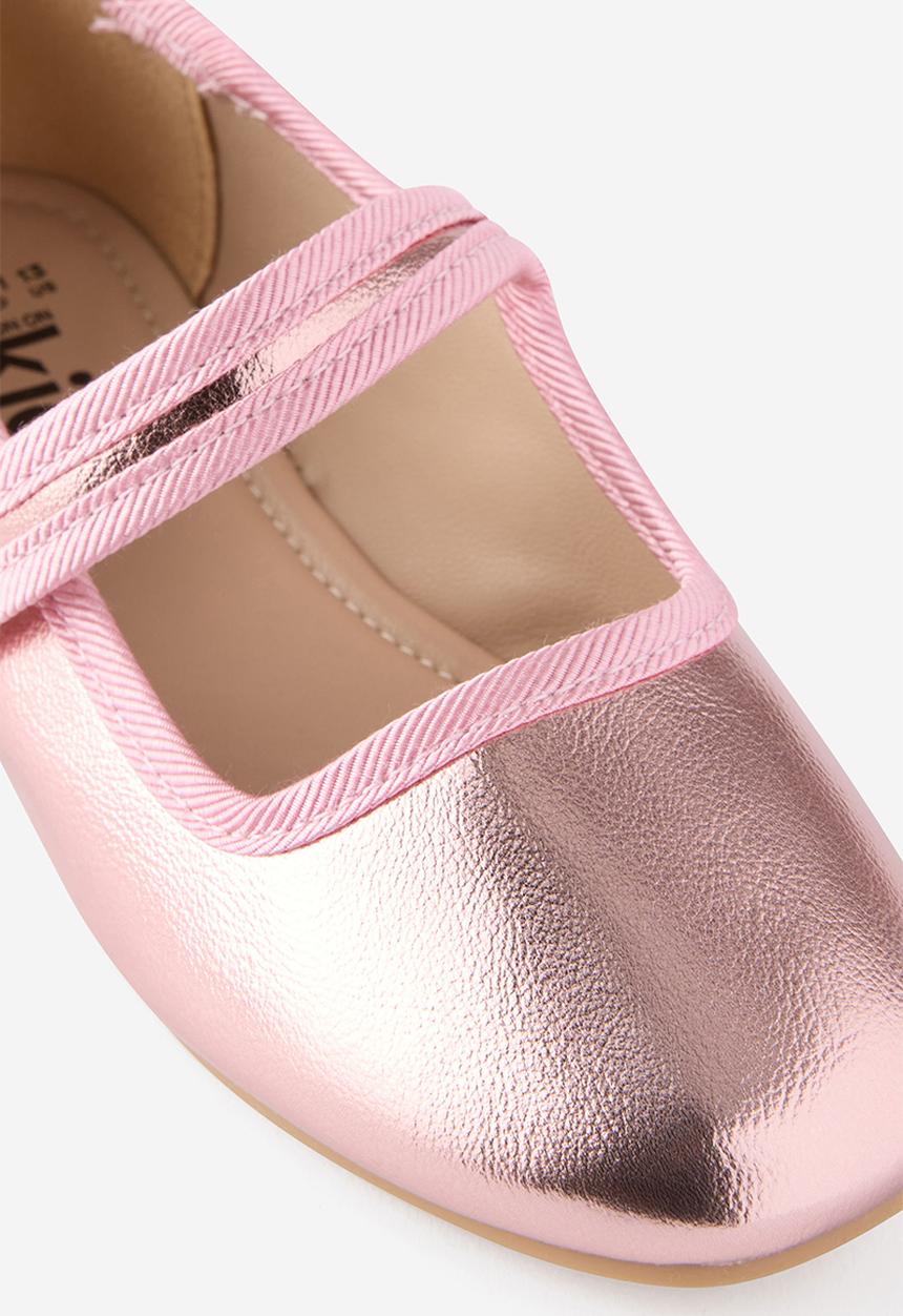 Cotton On - Olivia Ballet Flat - Pink/Metallic