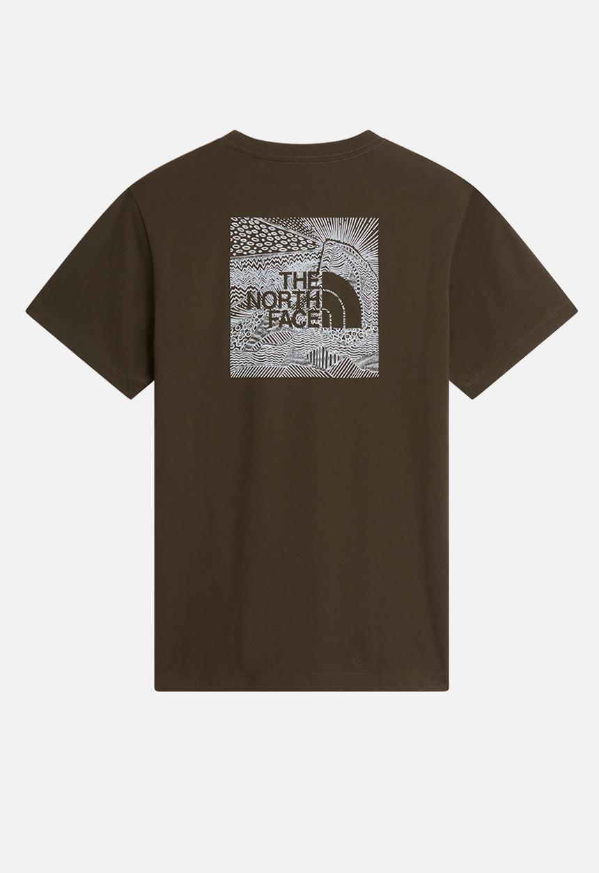 The North Face - M BOX NSE CELEBRATION REG SS TEE - NEW TAUPE GREEN