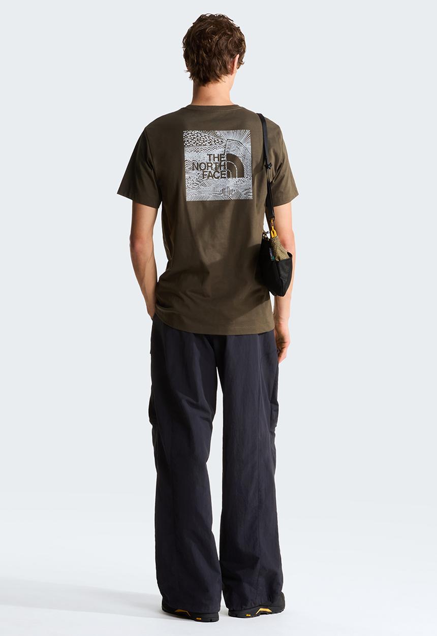 The North Face - M BOX NSE CELEBRATION REG SS TEE - NEW TAUPE GREEN