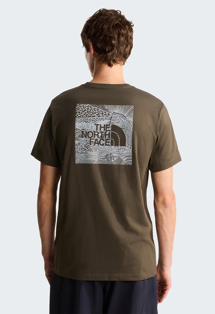 The North Face - M BOX NSE CELEBRATION REG SS TEE - NEW TAUPE GREEN