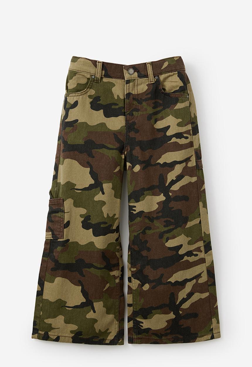 Cotton On - Skater Carpenter Jean - Washed Camo / Carpenter
