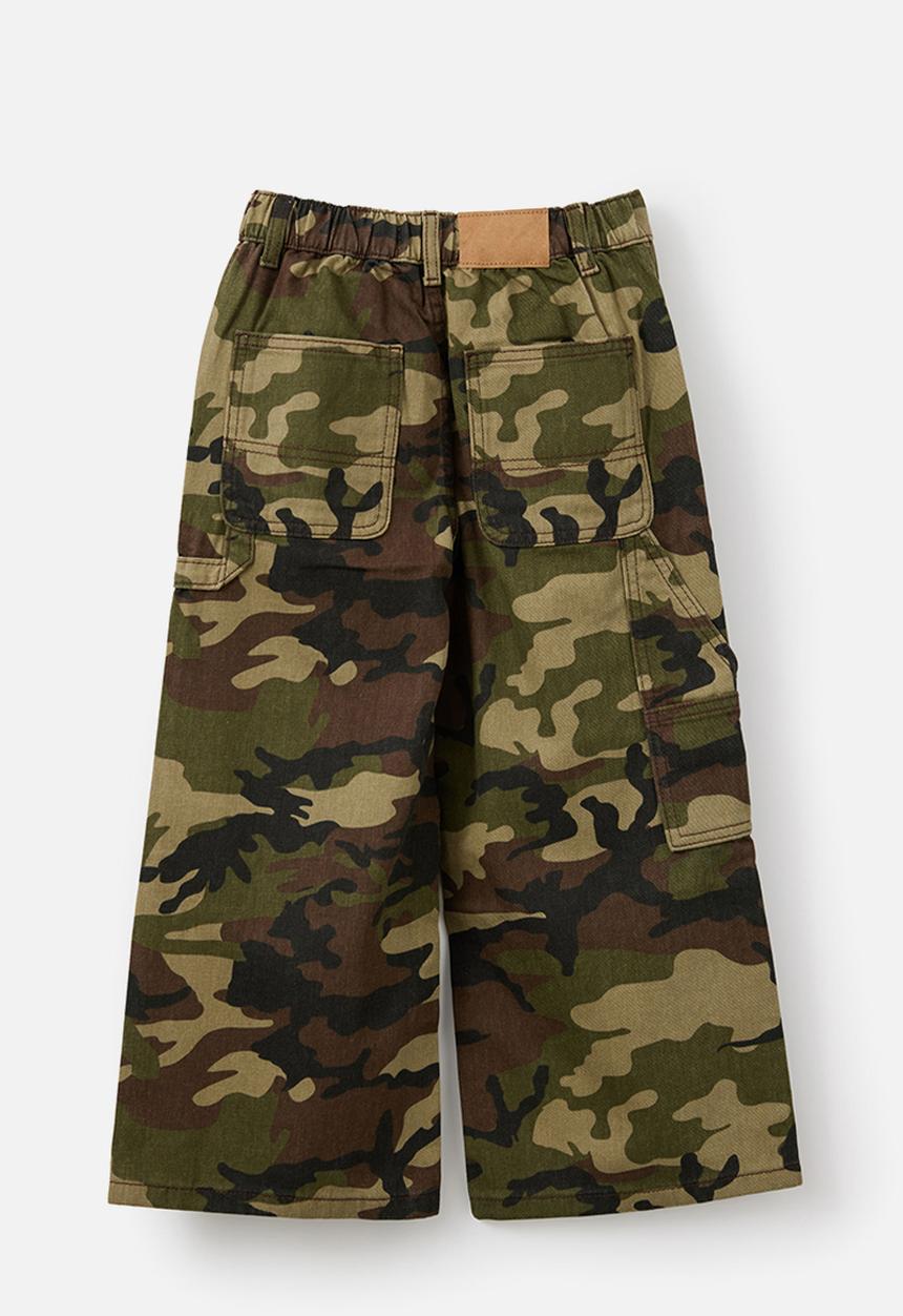 Cotton On - Skater Carpenter Jean - Washed Camo / Carpenter
