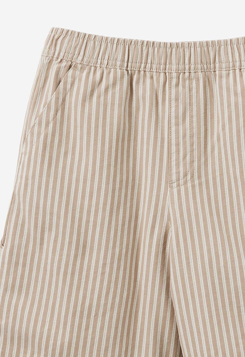Cotton On - Cooper Short - Washed Stone/Ticking Stripe