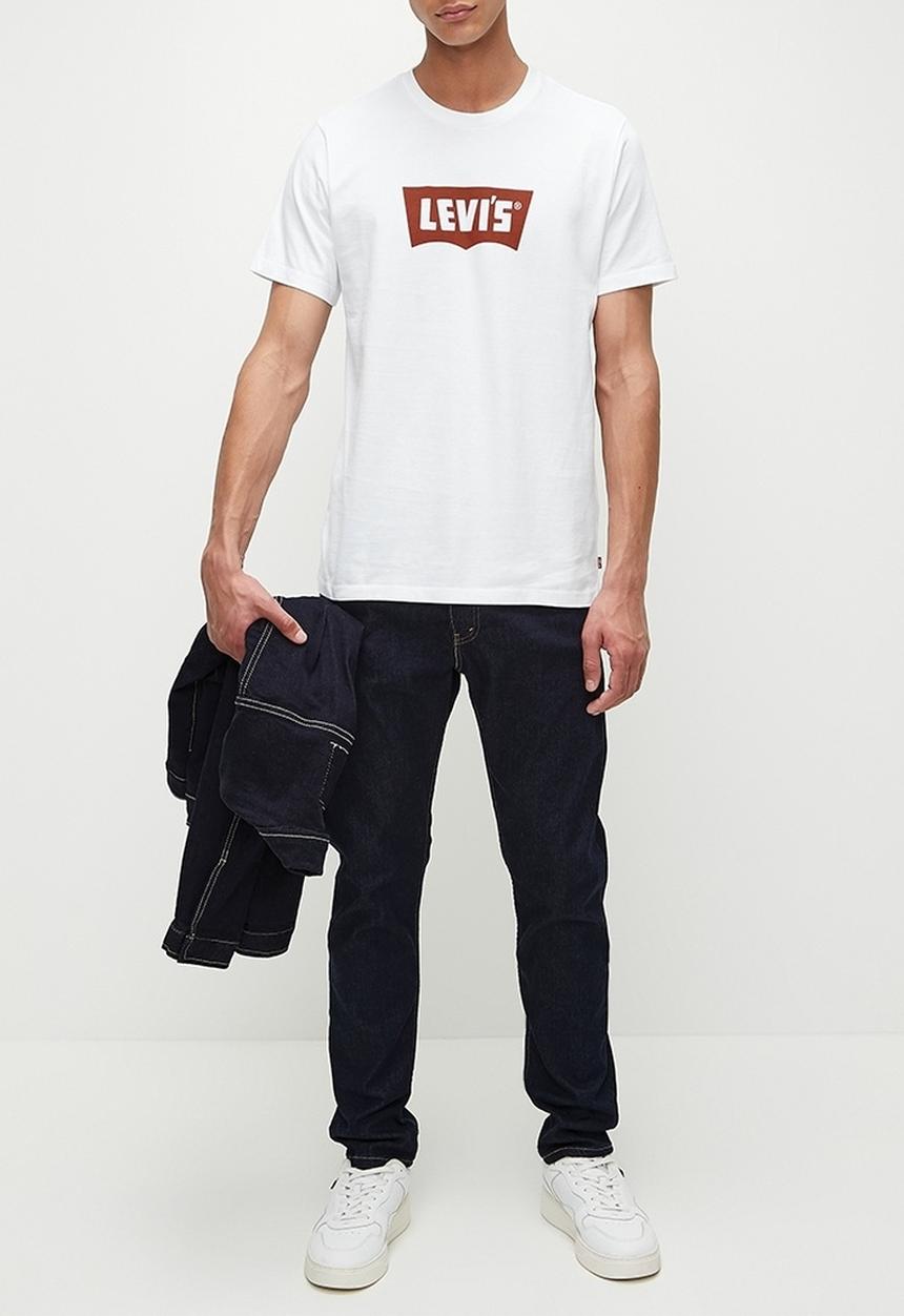 Levi’s® - Graphic crew neck tee za - vintage chilli oil & white