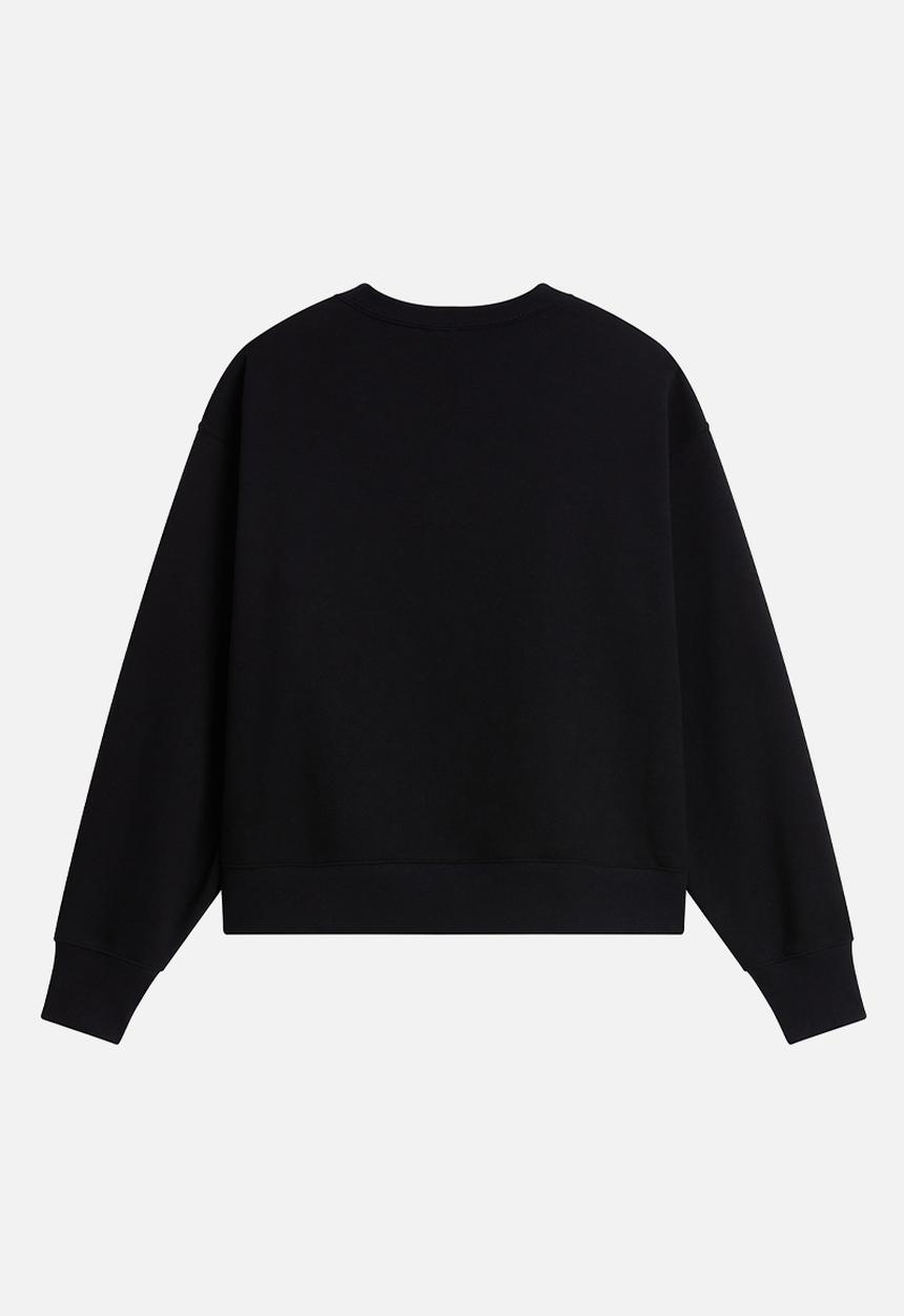The North Face - W Tnf Essential Simple Dome Boxy Oversized Crew - Tnf Black
