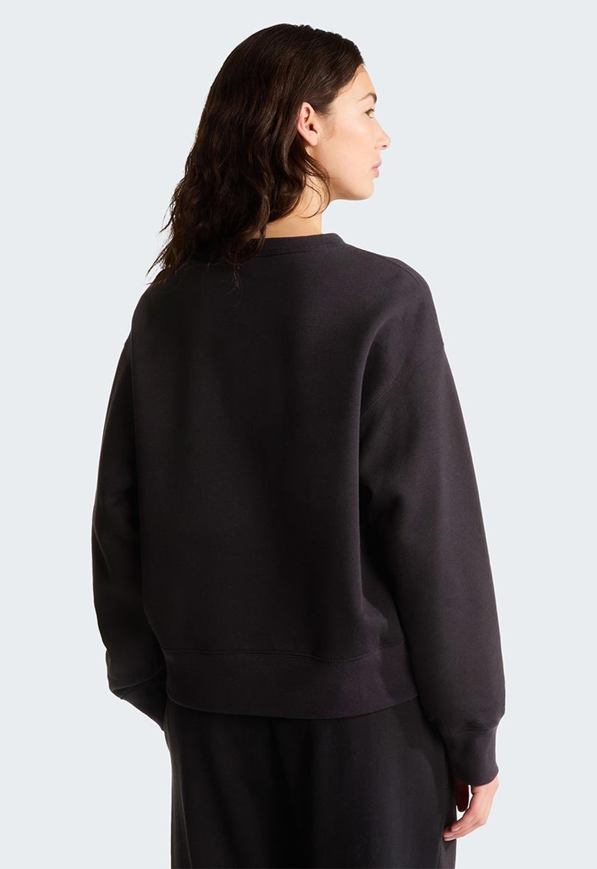 The North Face - W Tnf Essential Simple Dome Boxy Oversized Crew - Tnf Black