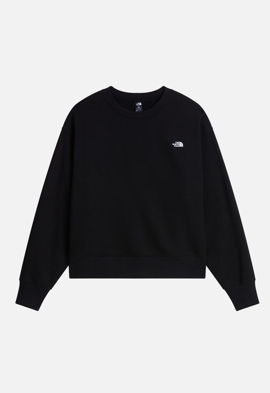 The North Face - W Tnf Essential Simple Dome Boxy Oversized Crew - Tnf Black