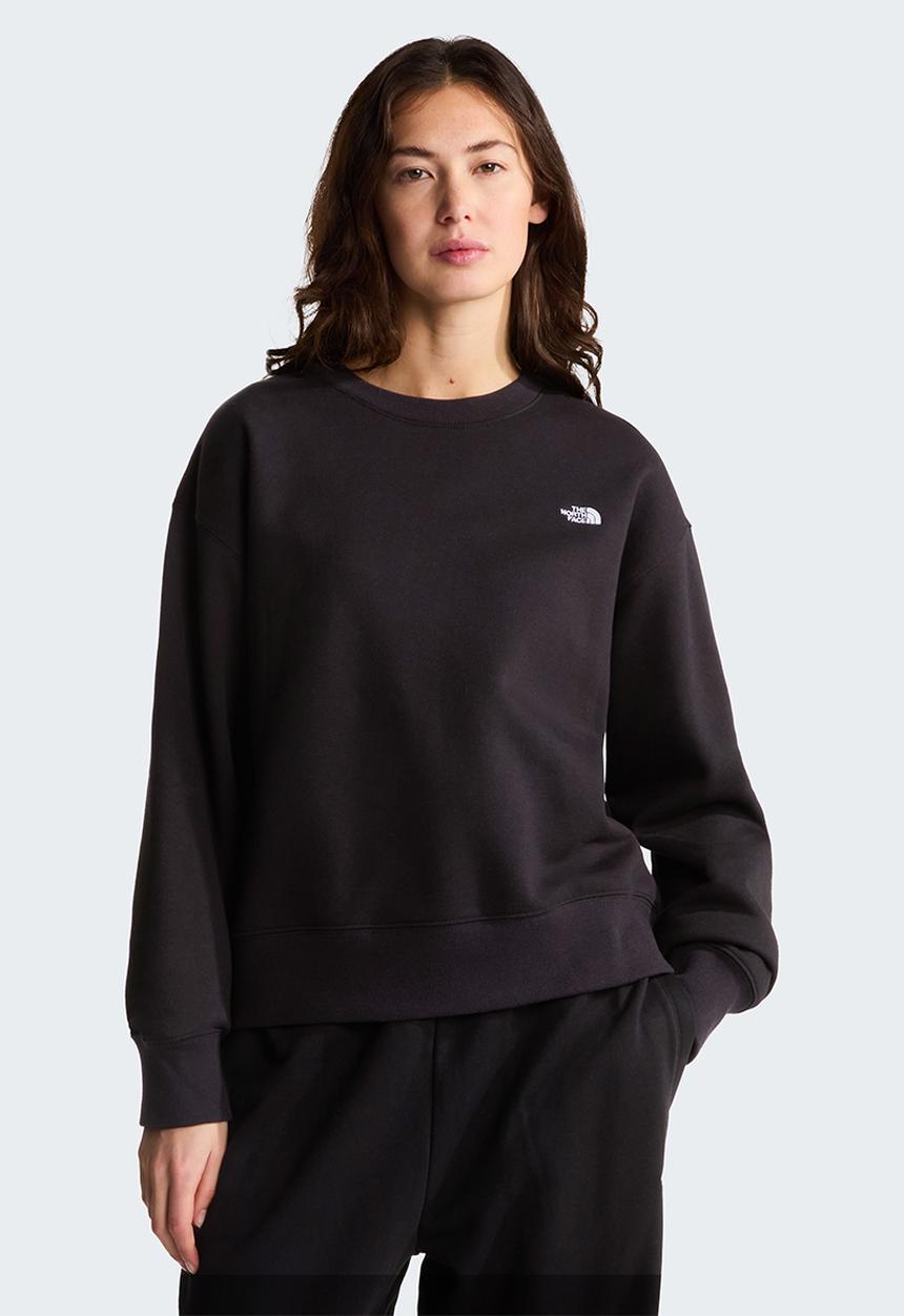 The North Face - W Tnf Essential Simple Dome Boxy Oversized Crew - Tnf Black