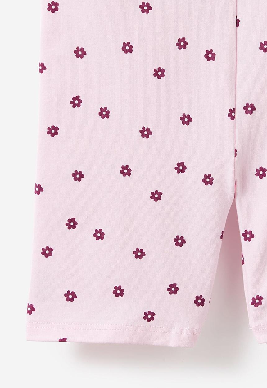 Cotton On - Essential Bike Short - Denim Navy/Pink Heart