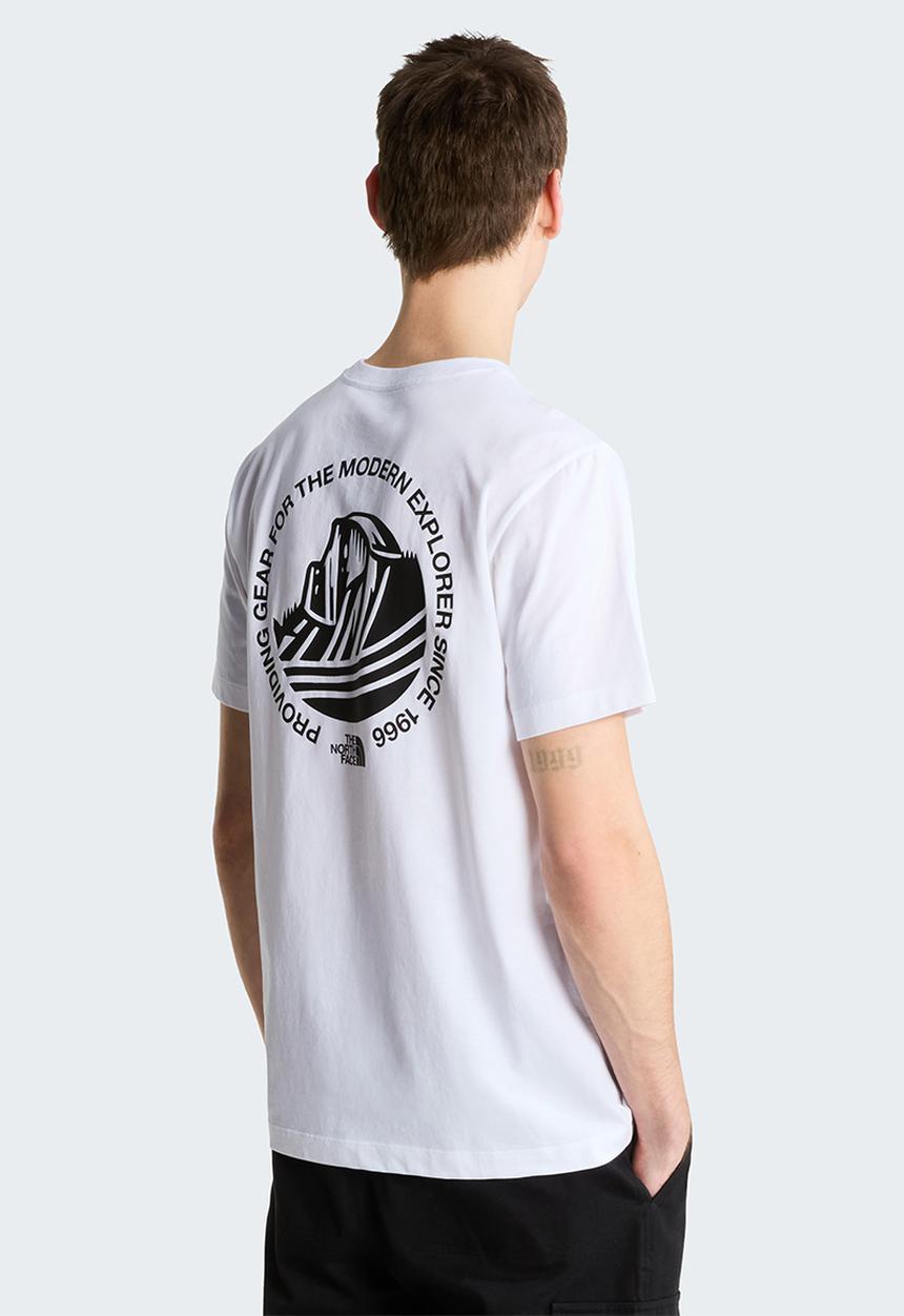The North Face - M MOUNTAINSCAPE REGULAR SS TEE - TNF WHITE