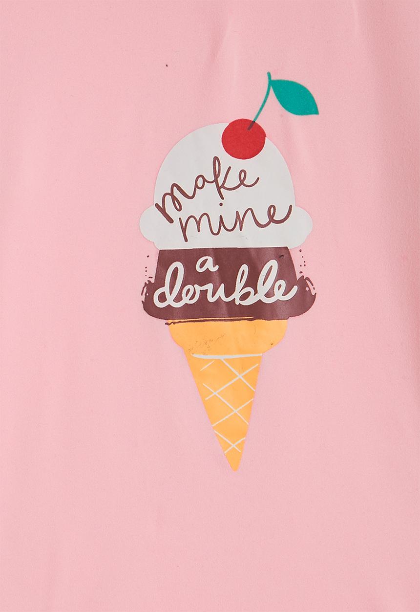 Pop Candy - Ice cream graphic tee - pink