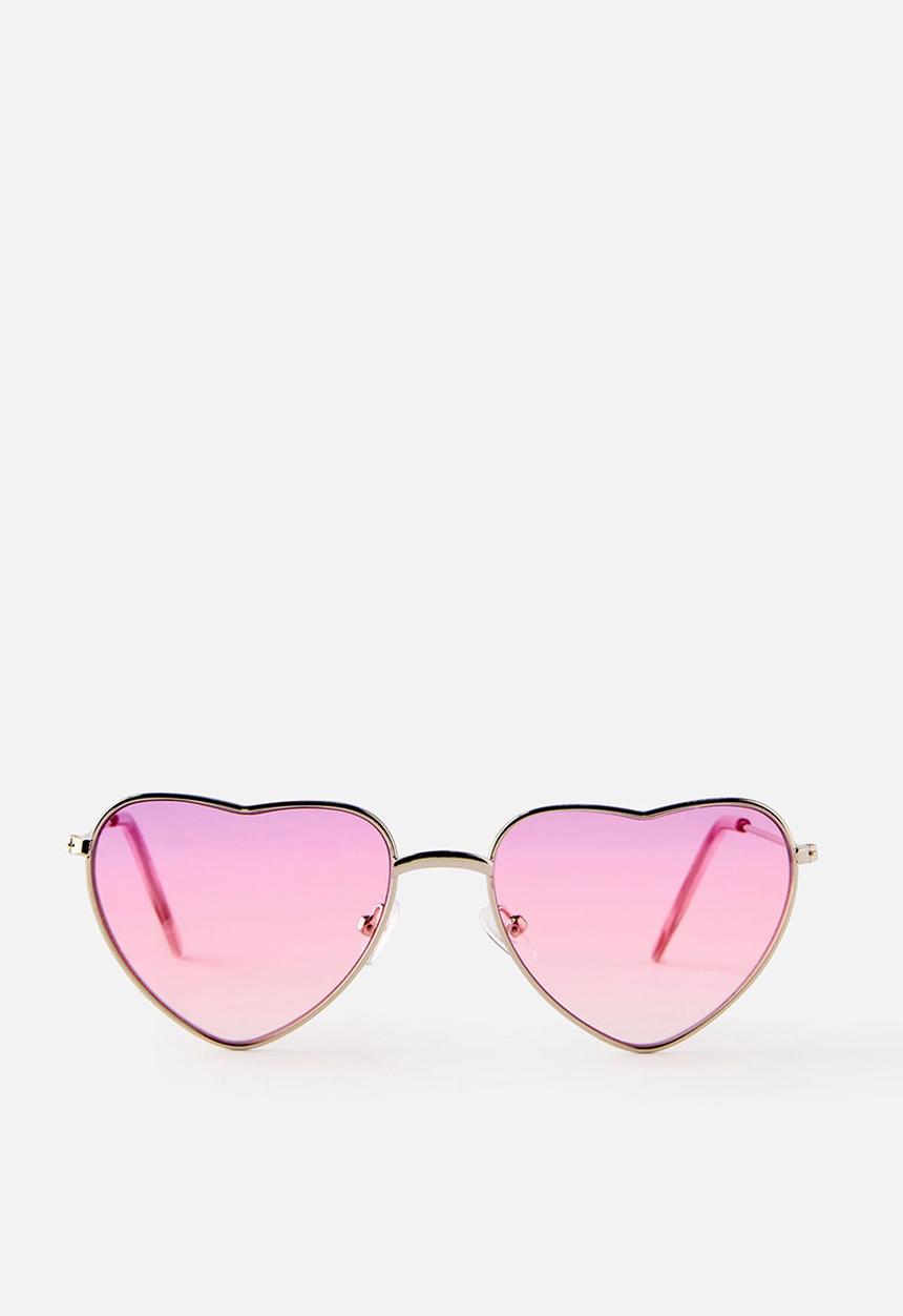 Cotton On - Kids Sunglasses - Strawberry Milk/Heart
