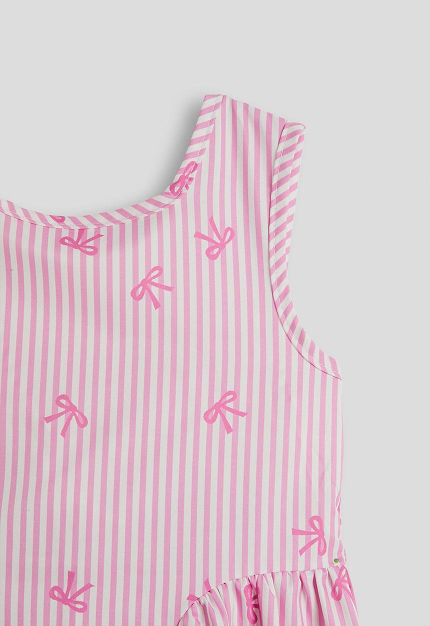 Pop Candy - Large back bow dress - sherbet pink