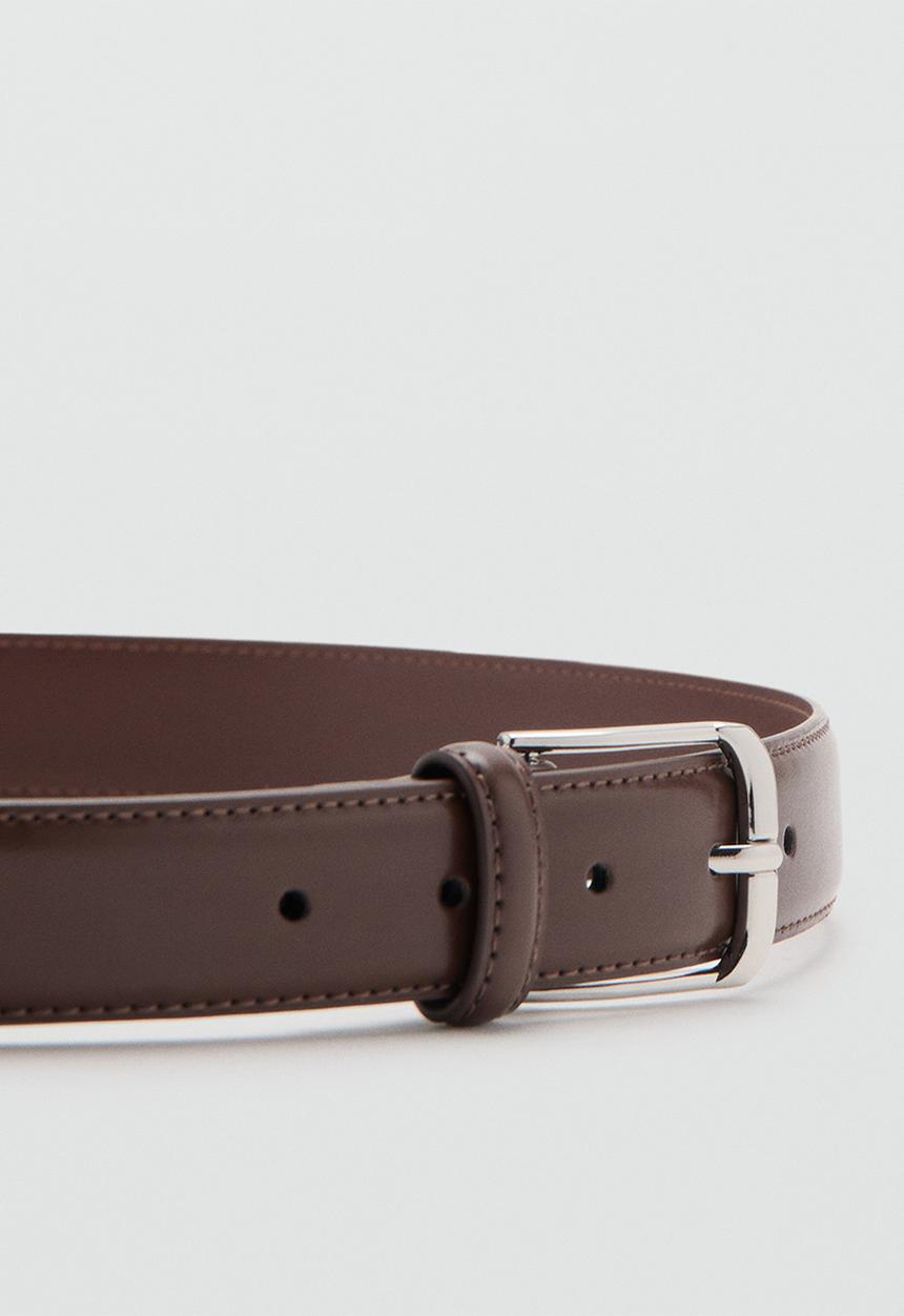 MANGO - Belt Basic - Brown