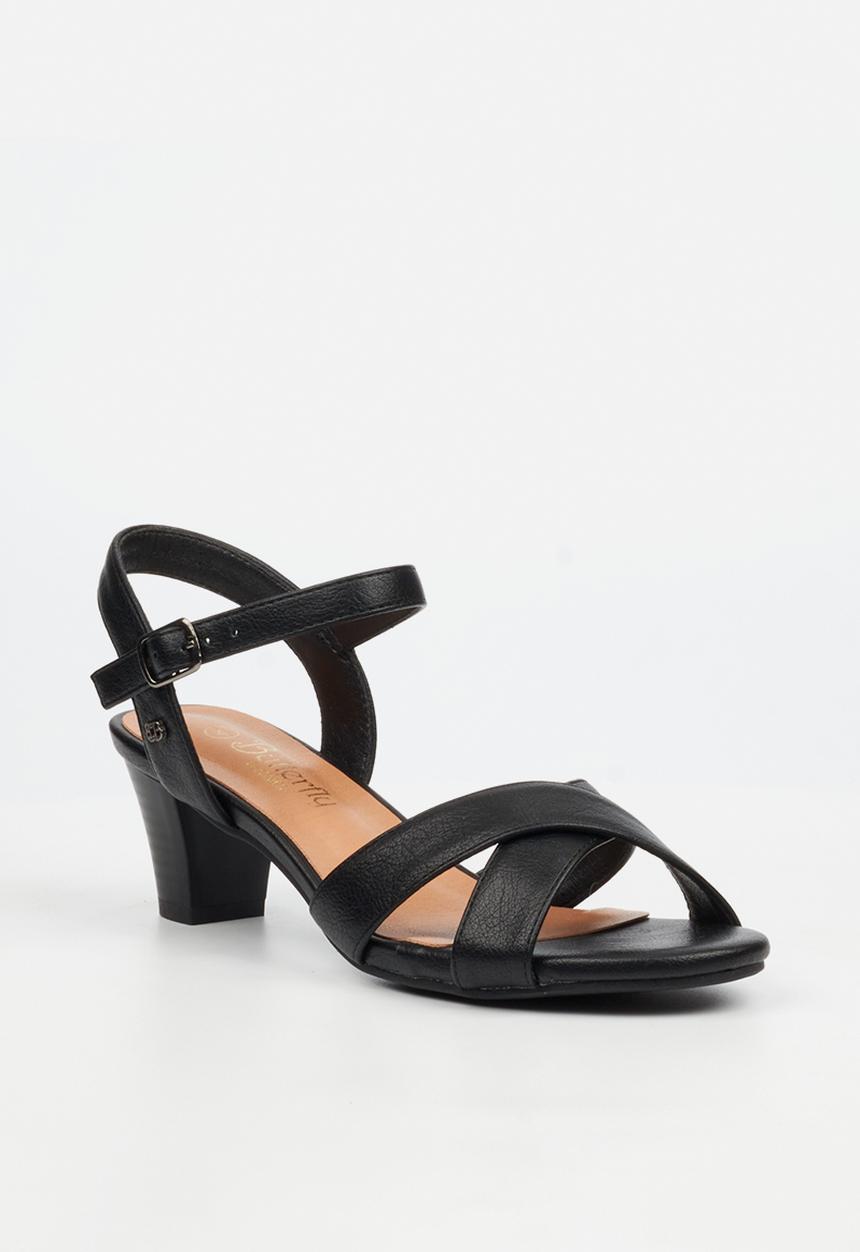 Butterfly Classics - Carol 1 ankle strap heel - black