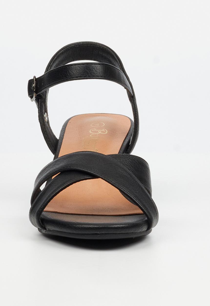 Butterfly Classics - Carol 1 ankle strap heel - black