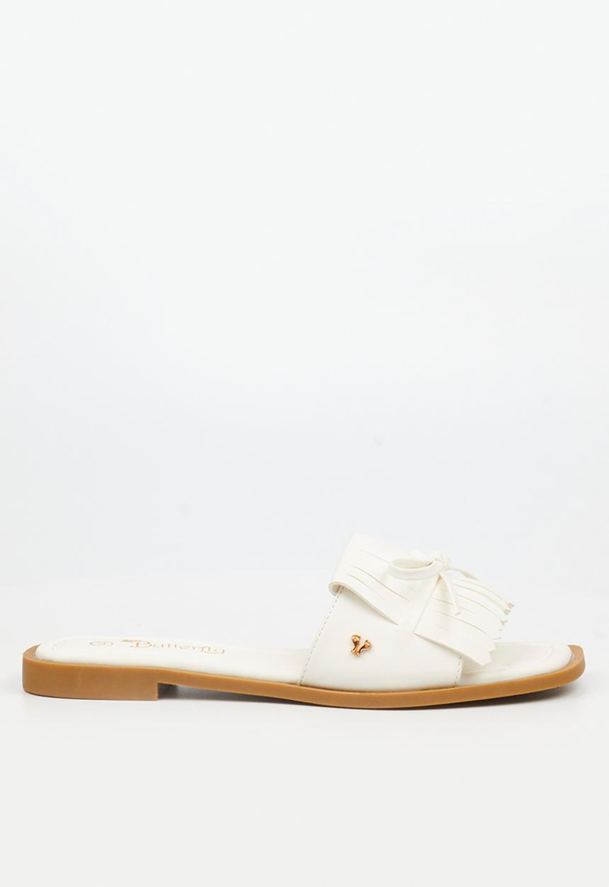 Butterfly Feet - Dorey 8 slide - white