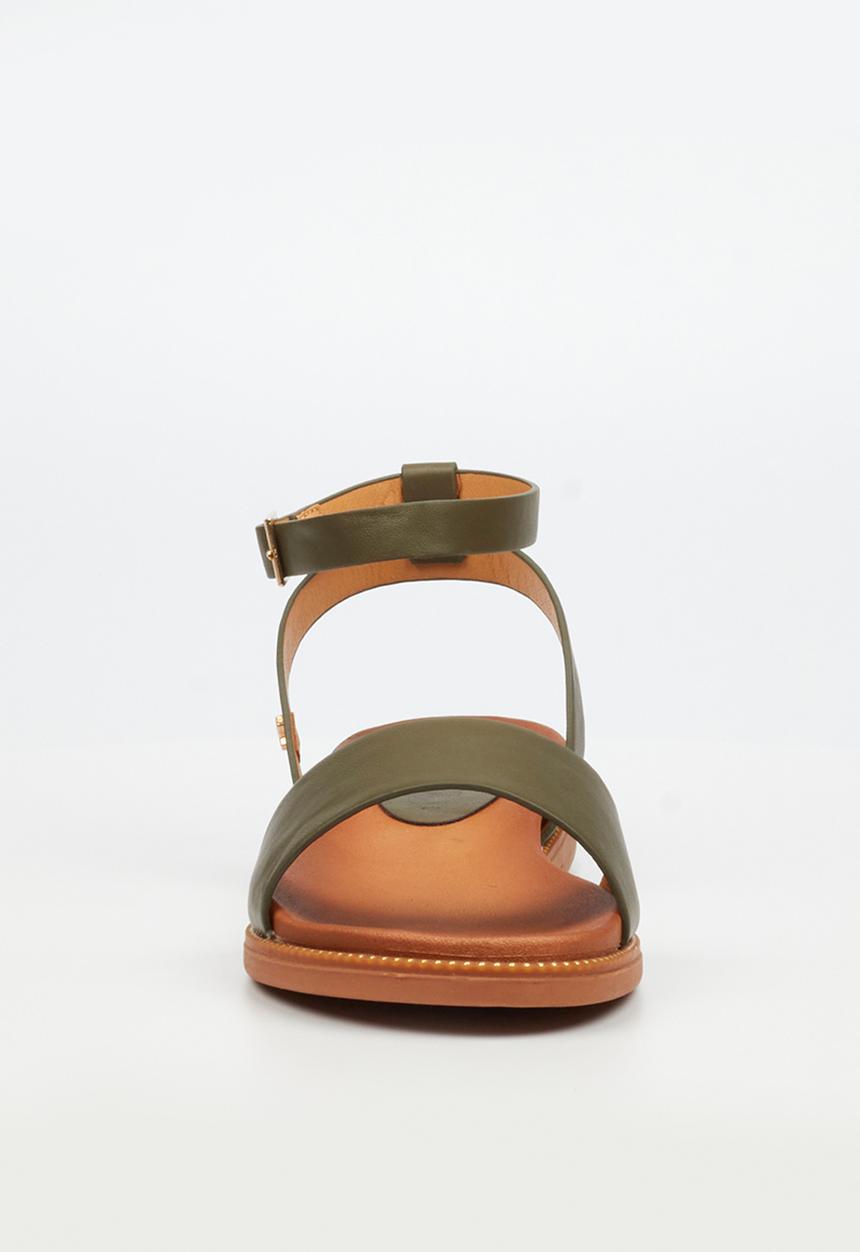 Butterfly Feet - Ellie 1 ankle strap sandal - olive
