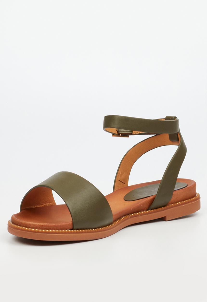 Butterfly Feet - Ellie 1 ankle strap sandal - olive