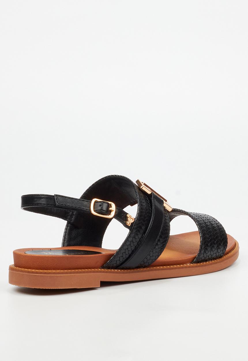 Butterfly Feet - Ellie 14 slingback sandal - black