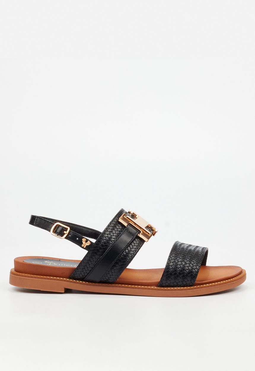 Butterfly Feet - Ellie 14 slingback sandal - black