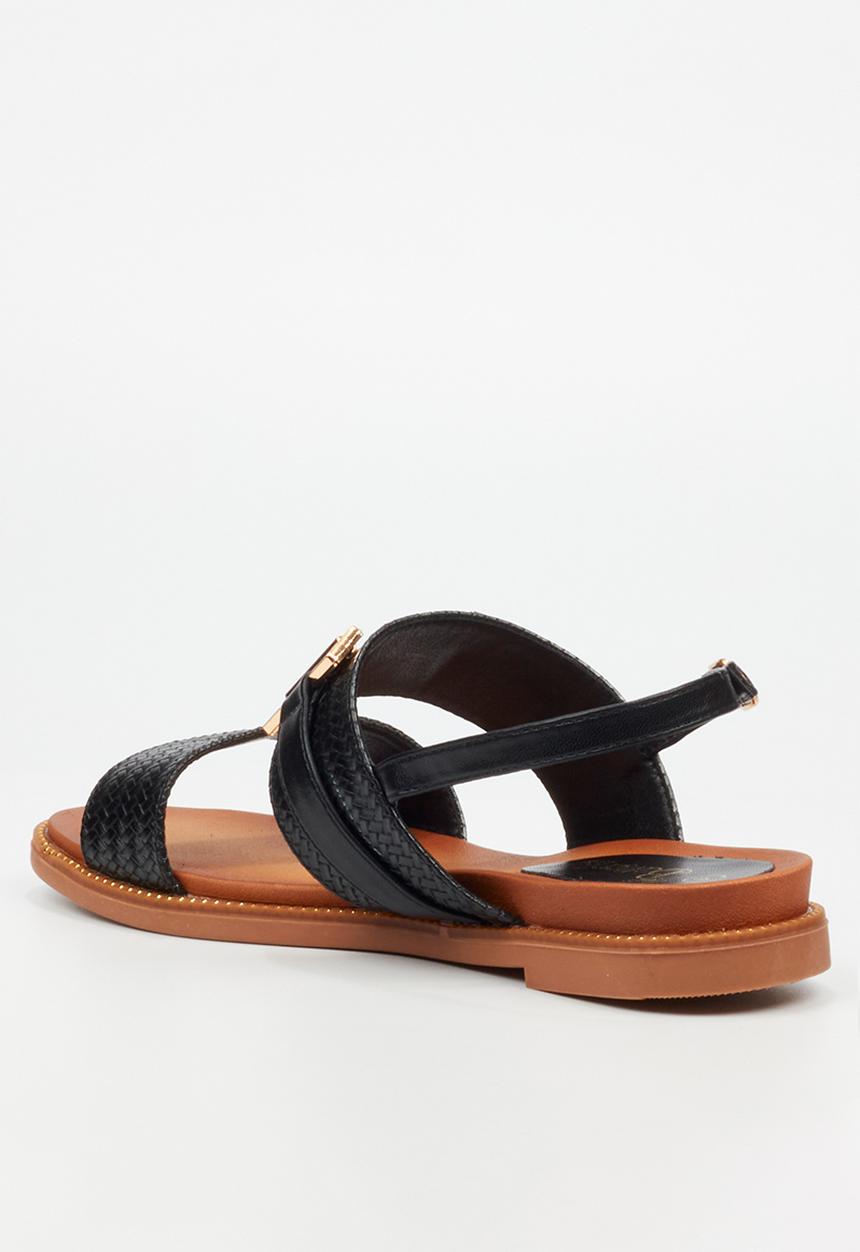 Butterfly Feet - Ellie 14 slingback sandal - black