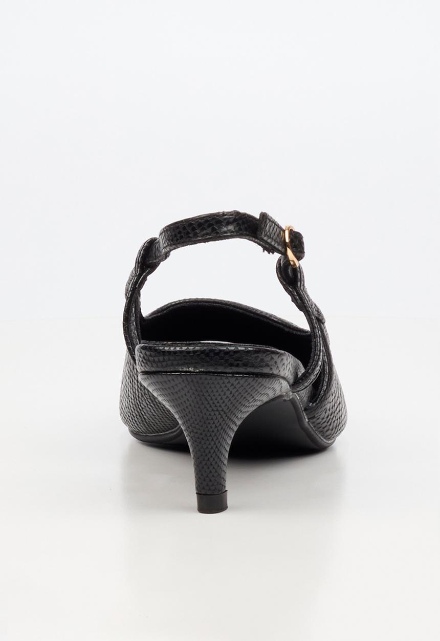 Butterfly Feet - Serene 2 slingback heel - black