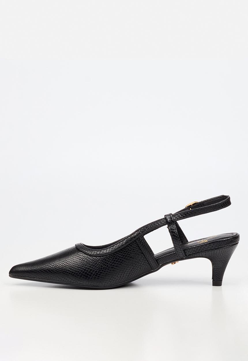 Butterfly Feet - Serene 2 slingback heel - black