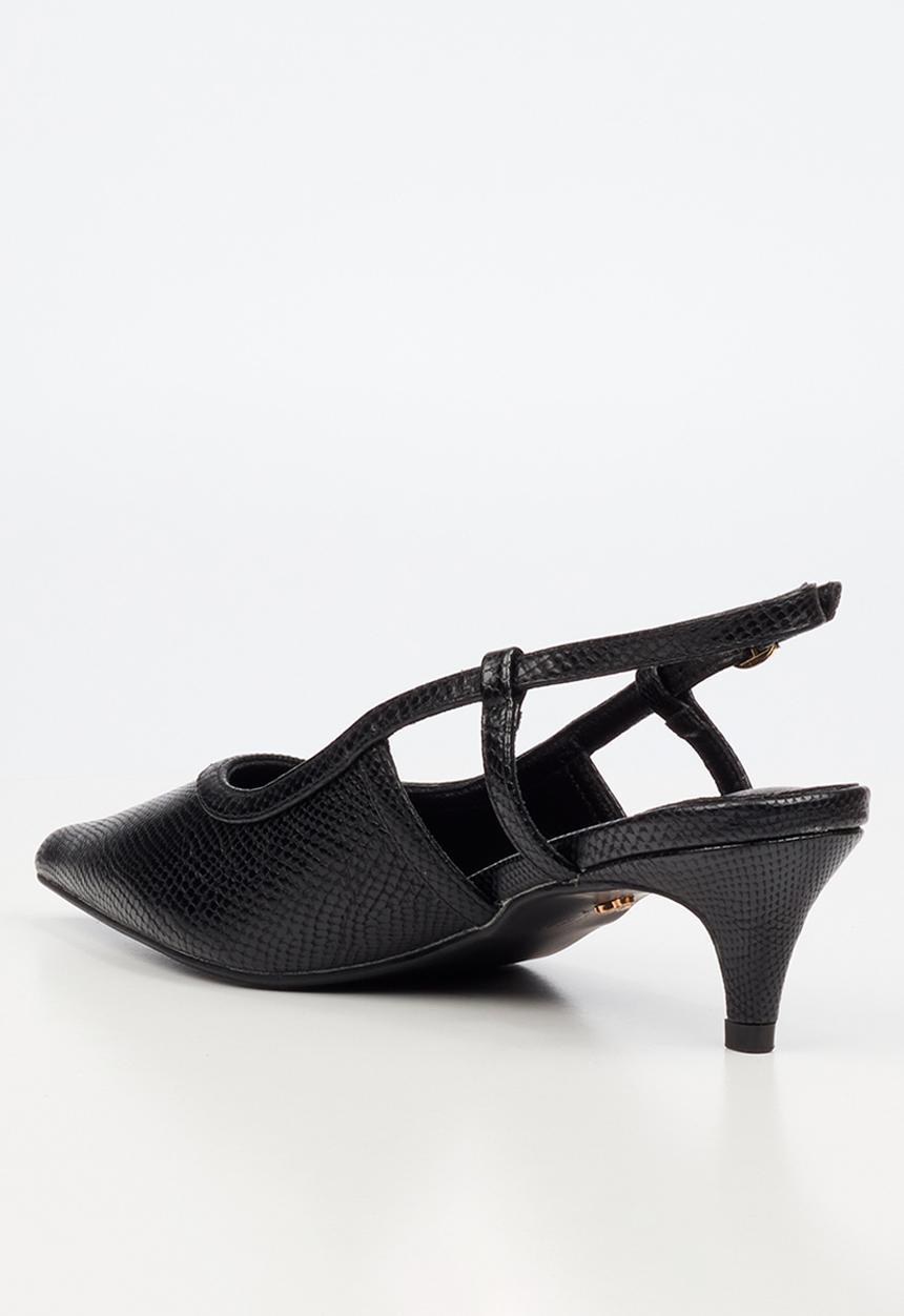 Butterfly Feet - Serene 2 slingback heel - black