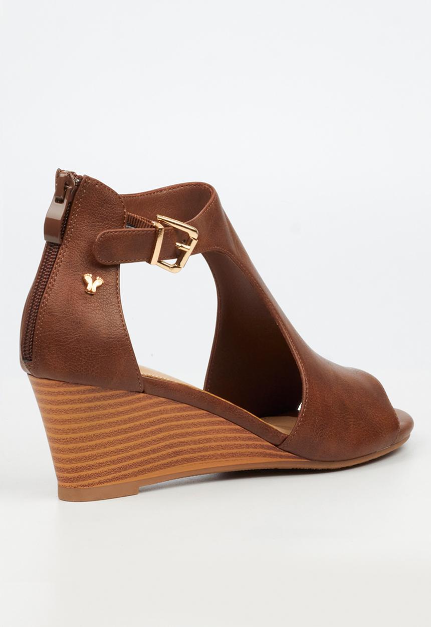 Butterfly Feet - Shani 15 wedge heel - chocolate