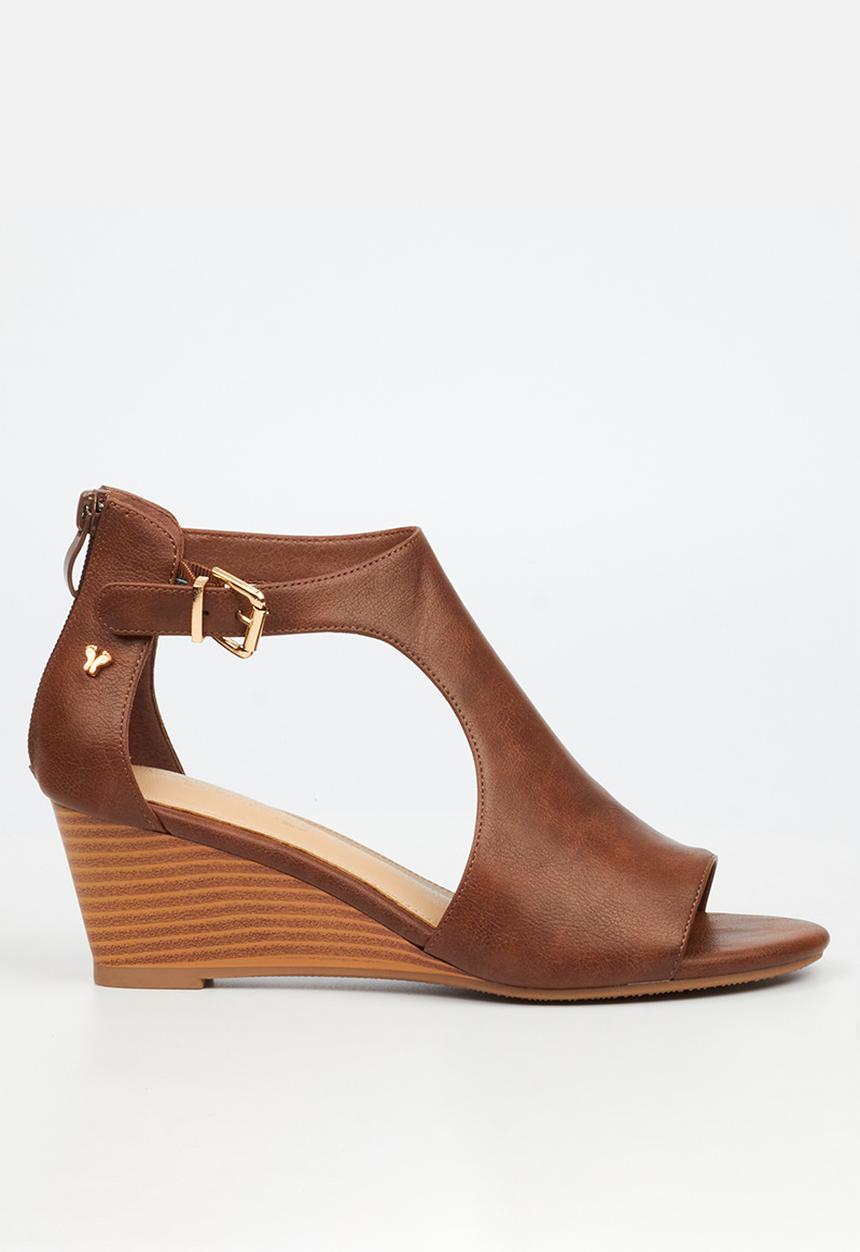 Butterfly Feet - Shani 15 wedge heel - chocolate