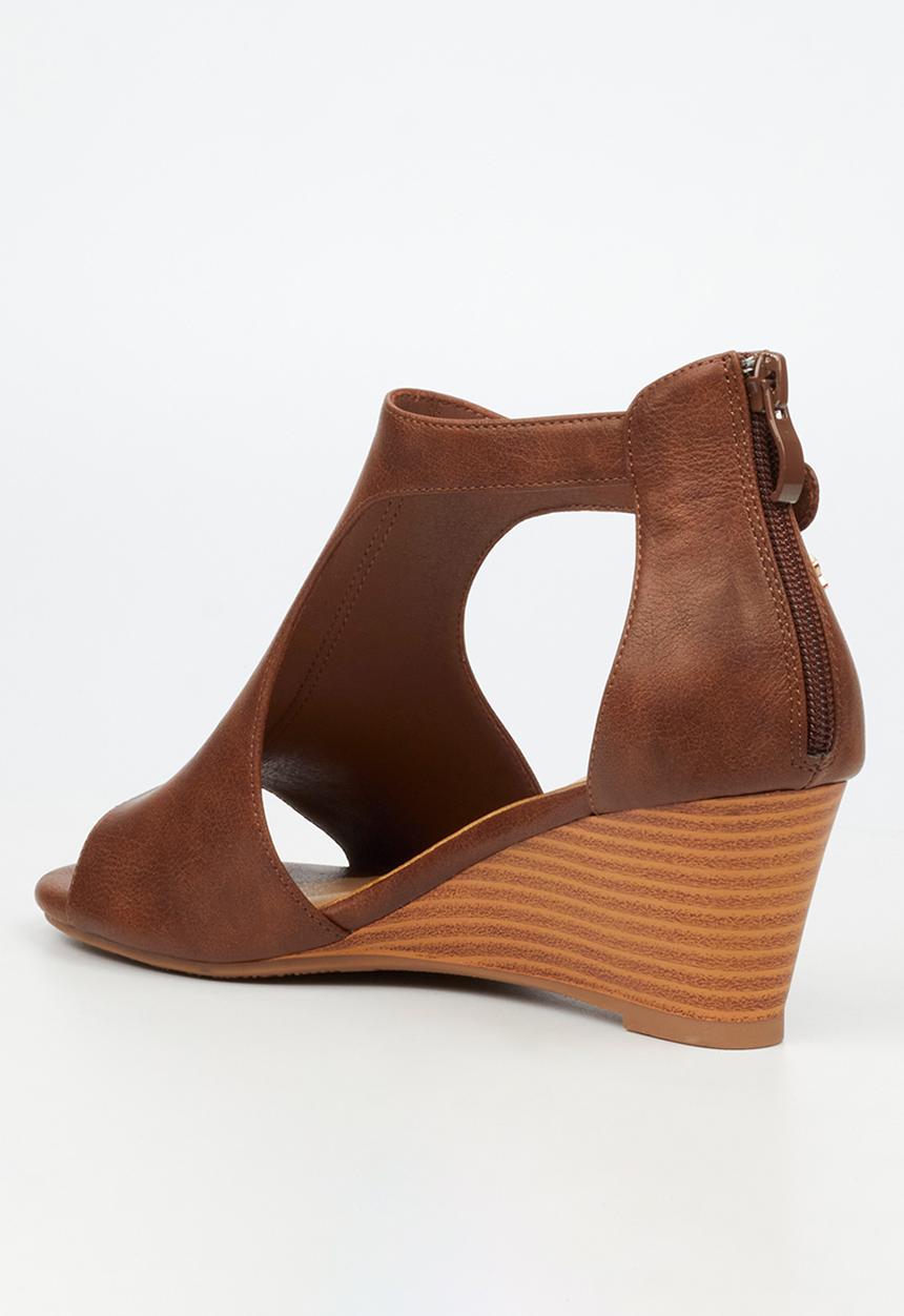 Butterfly Feet - Shani 15 wedge heel - chocolate