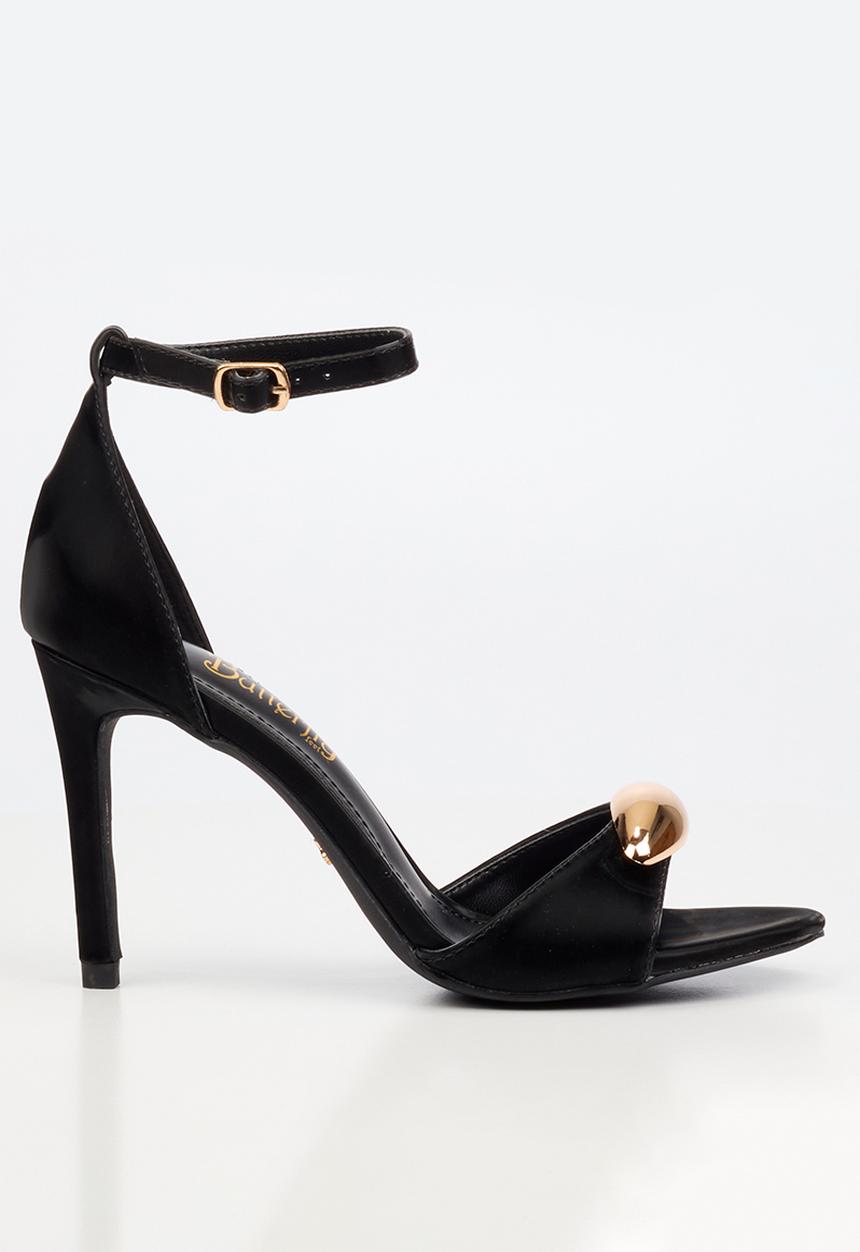 Butterfly Feet - Valentina 1 ankle strap heel - black