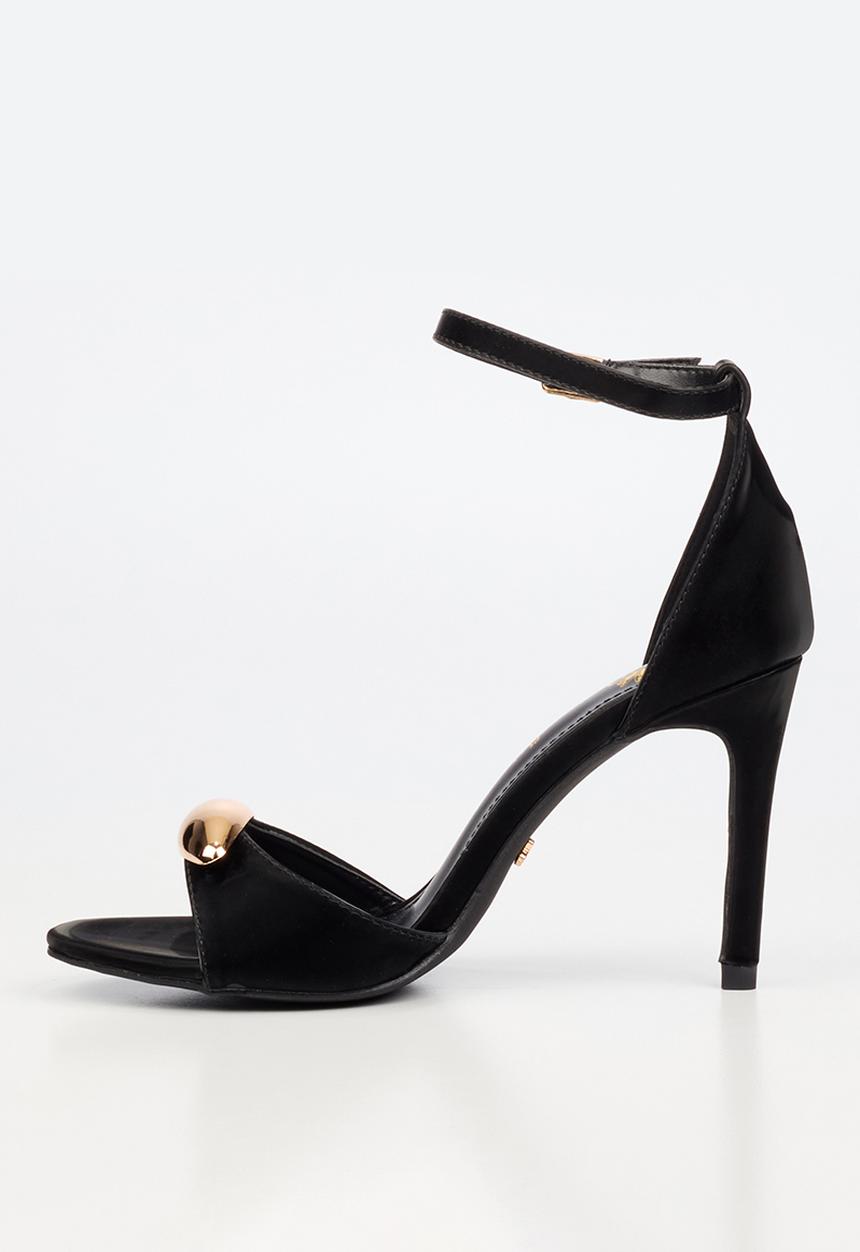 Butterfly Feet - Valentina 1 ankle strap heel - black