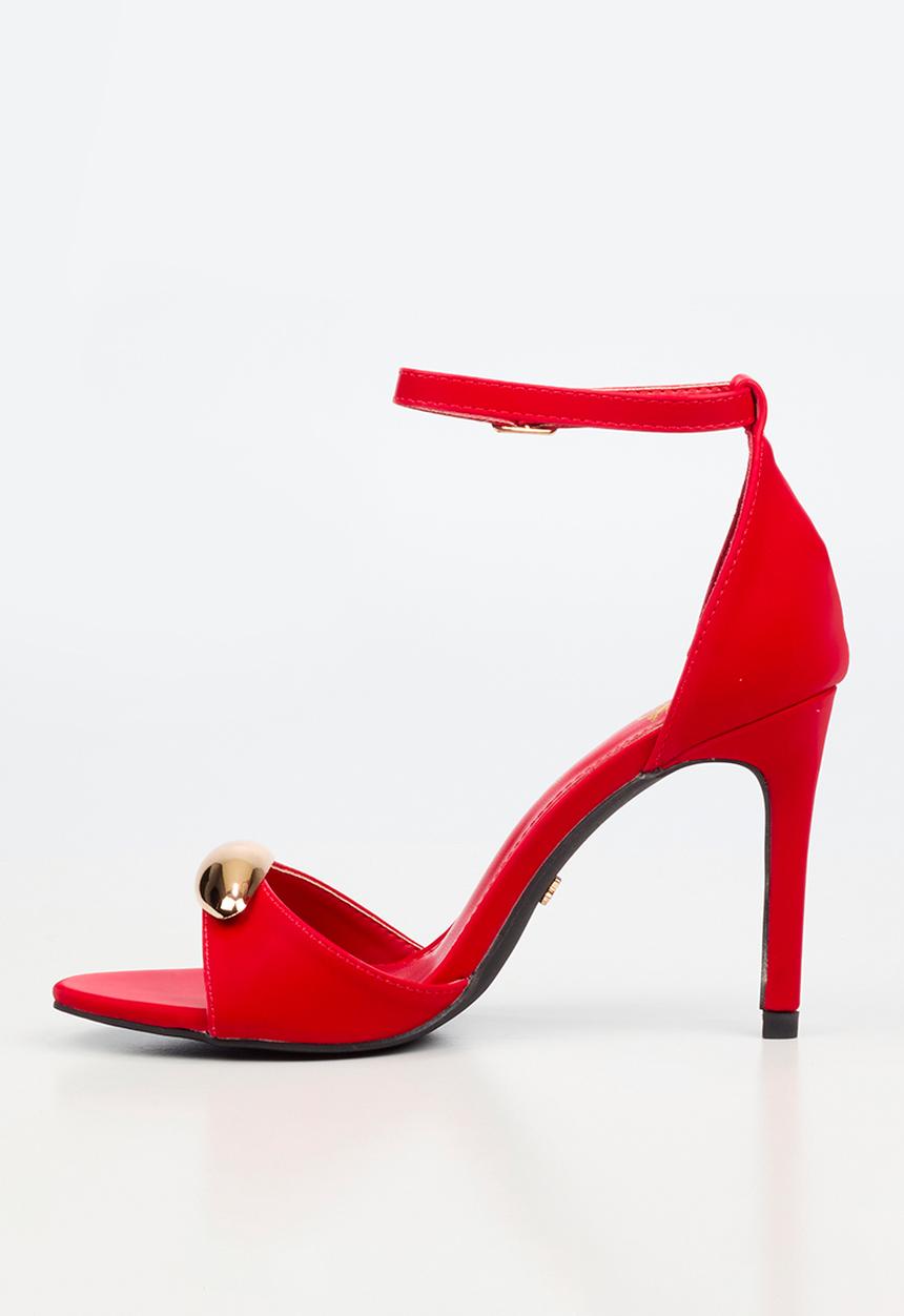 Butterfly Feet - Valentina 1 ankle strap heel - red