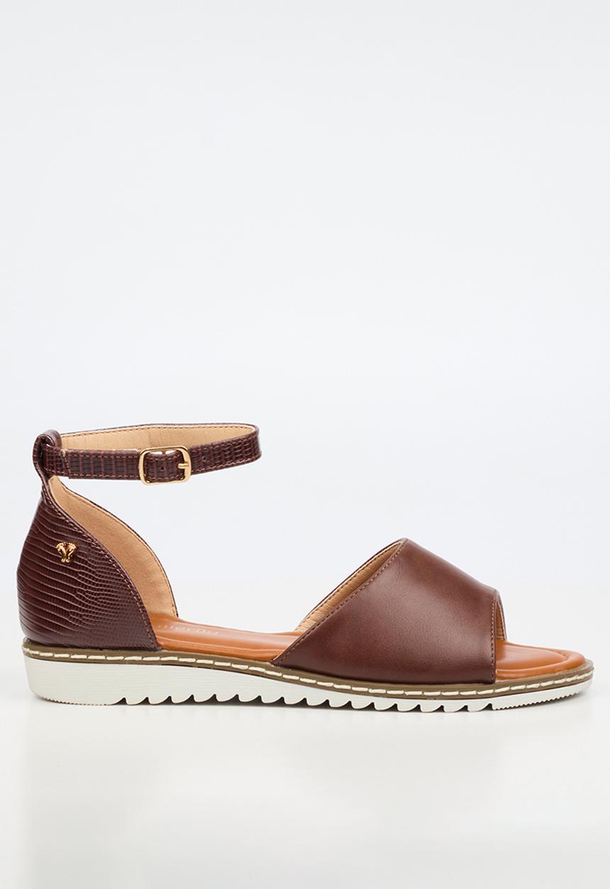 Butterfly Feet - Walnut 2 ankle strap sandal - chocolate