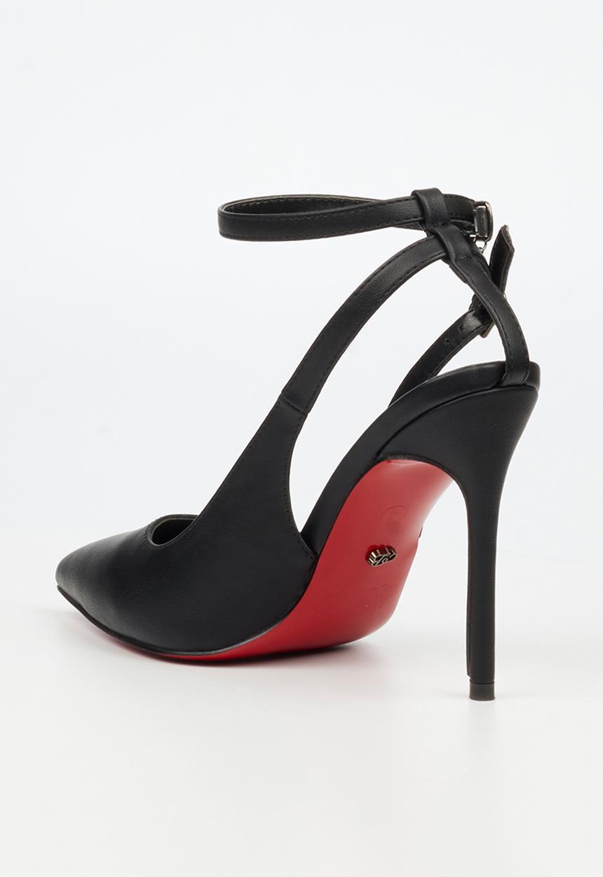 Miss Black - Lola 78 multi-strap heel - black