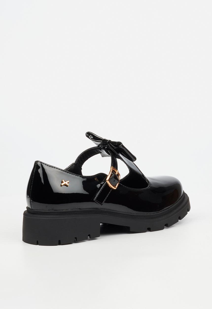 Rock & Co - Coven 3 mary-jane bow loafer - black