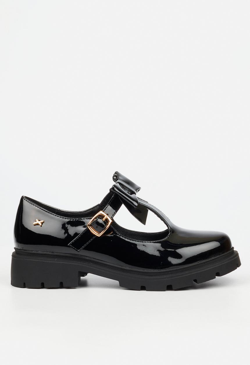 Rock & Co - Coven 3 mary-jane bow loafer - black