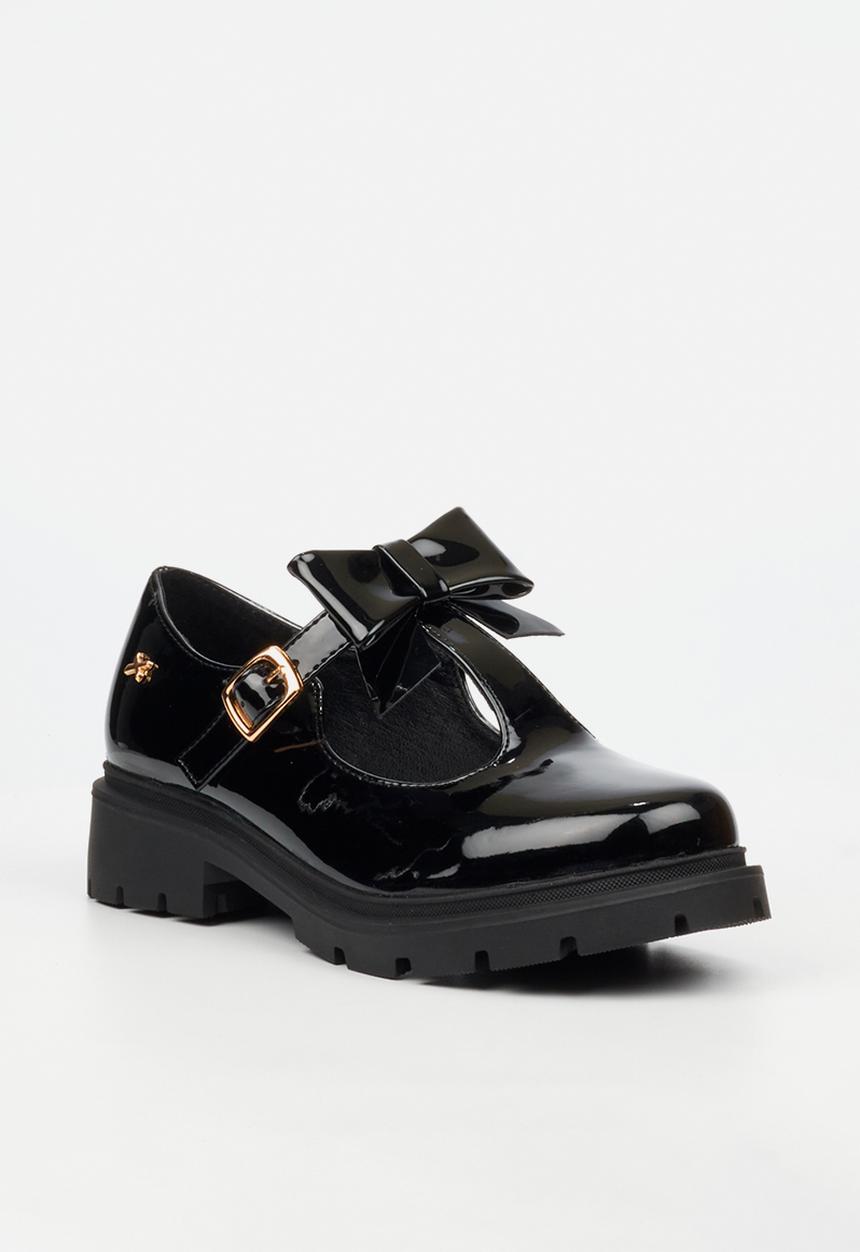 Rock & Co - Coven 3 mary-jane bow loafer - black