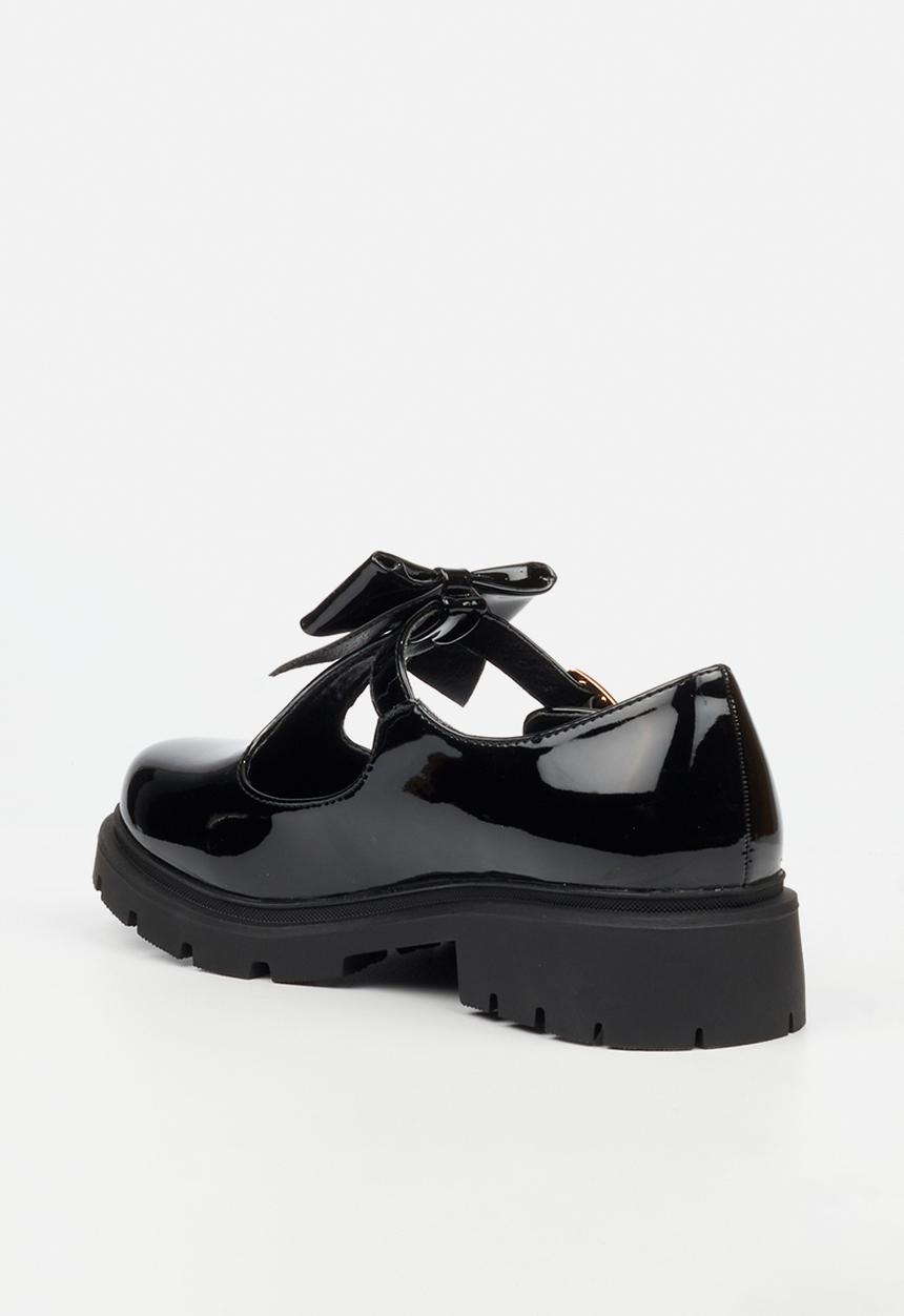 Rock & Co - Coven 3 mary-jane bow loafer - black