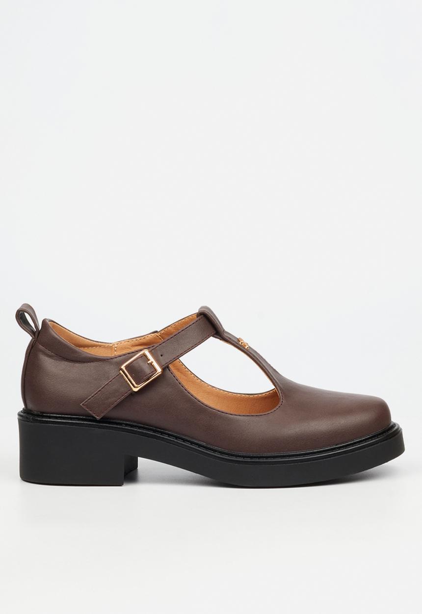 Rock & Co - Cryptic 2 mary-jane chunky loafer - chocolate