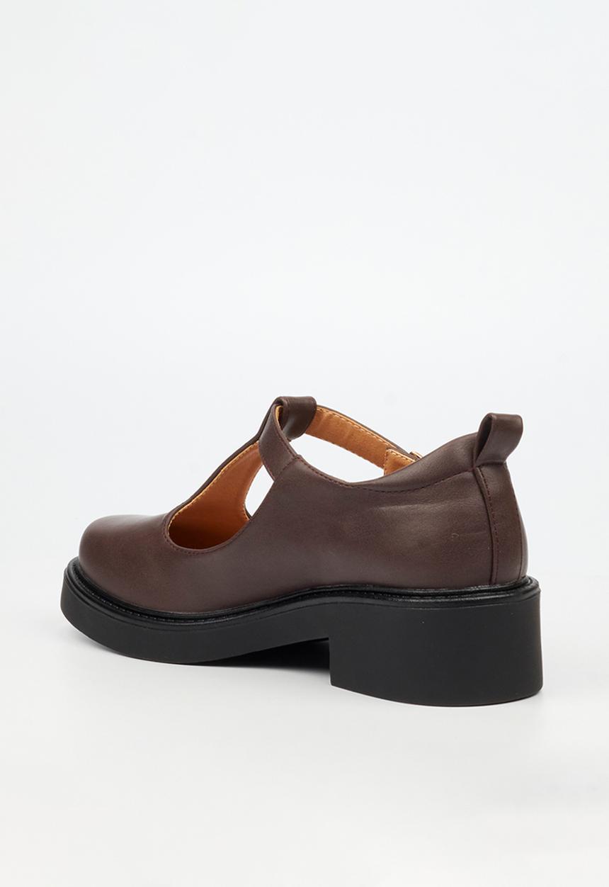 Rock & Co - Cryptic 2 mary-jane chunky loafer - chocolate
