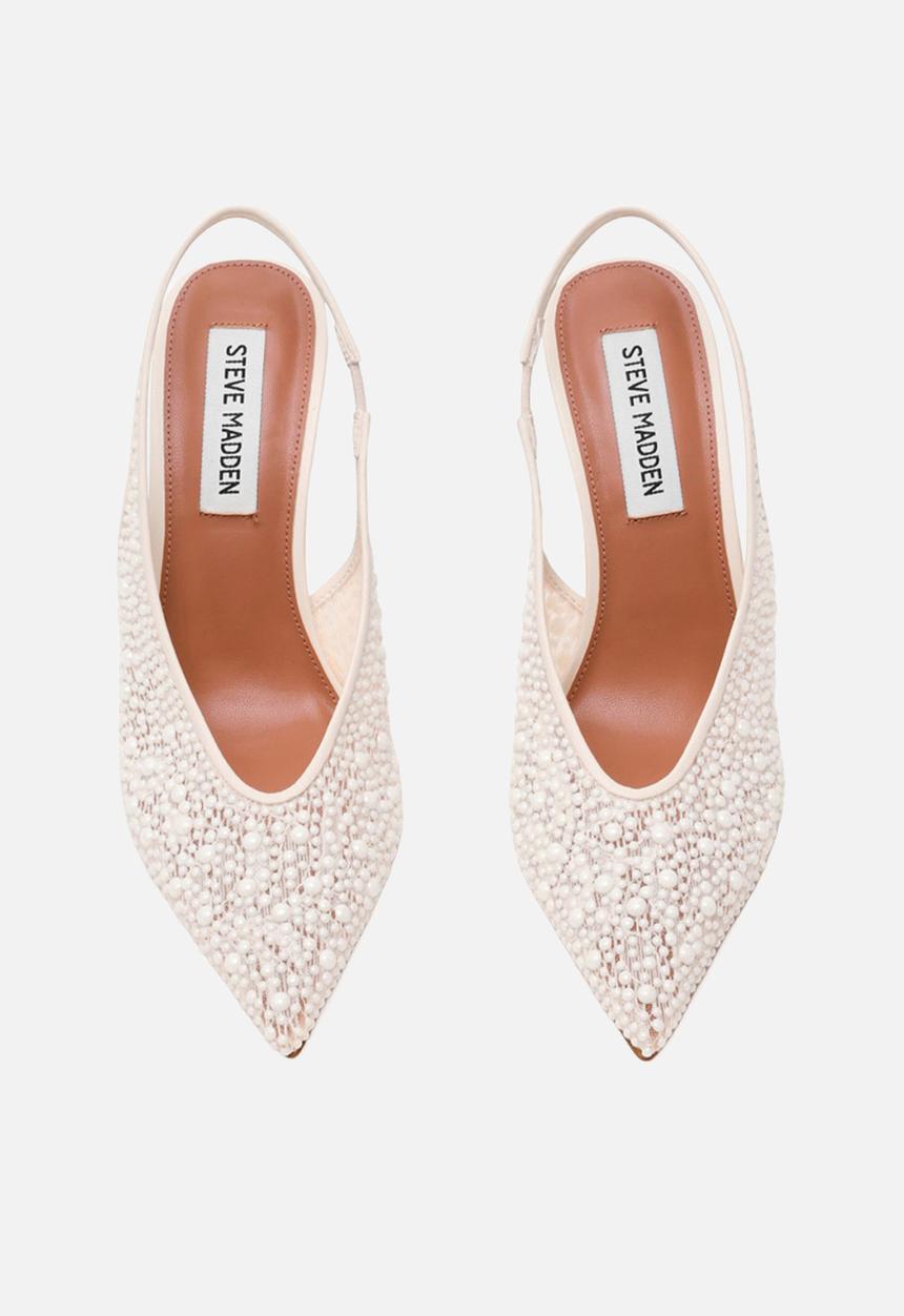 Steve Madden - Andromeda-p closed toe slingback - pearl